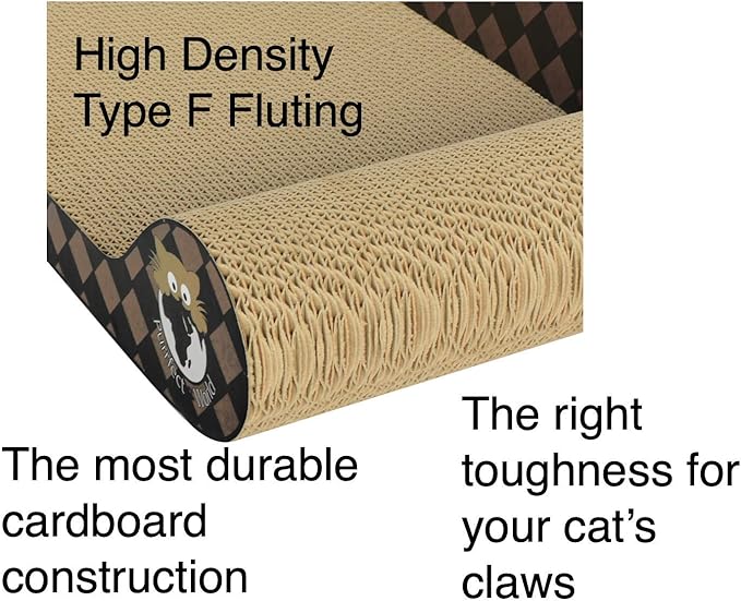 Cat Scratcher - Cat Lounge - Checker Board