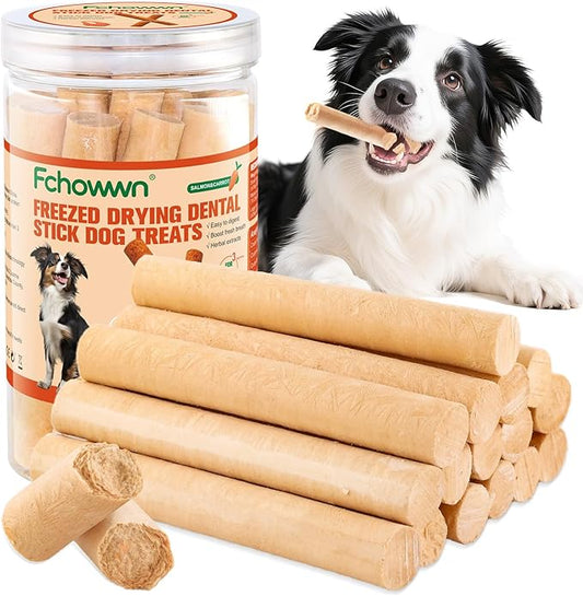 150g Dehydrated Salmon Sticks for Dog,Natural Salmon and Carrots,Easy to Digest and High Protein,for Daily Dog Training and Dental Healthy
