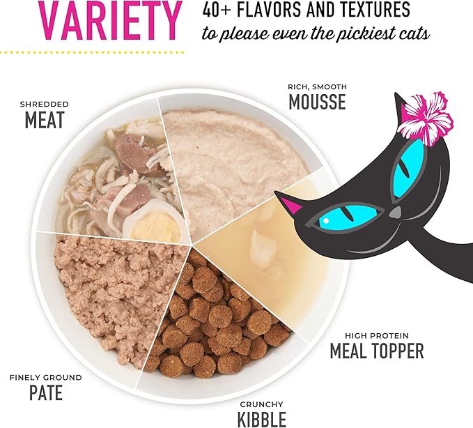 Tiki Cat After Dark, Velvet Mousse, Chicken & Quail Egg Recipe in Chicken Broth, Grain & Potato Free Formula, with High Protein & Nutrient Dense Blended Organ Meat, 2.8 oz. Pouch (Pack of 12)