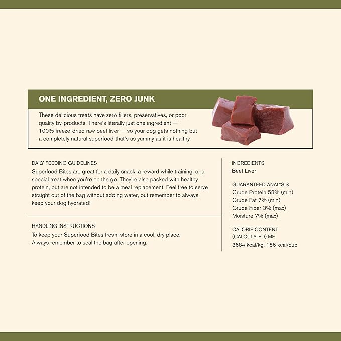 4 oz. Beef Liver, Wild Salmon, Chicken Breast, Superfood Bite Bundle