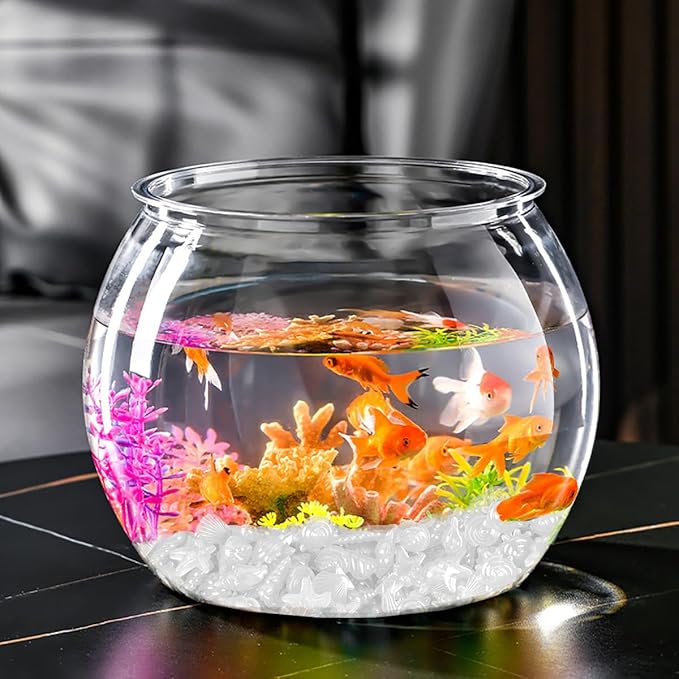 Kaiyuan Dynasty 300pc Glow in The Dark Rock for Fish Tank Glow Stones for Fish Tank Aquarium Pebbles Glowing Rocks Luminous Stones for Fish Bowl,Garden,Ponds Decor,White