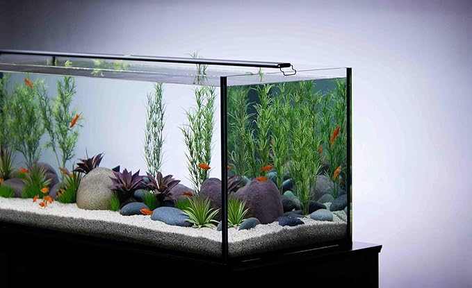CURRENT USA 72" Satellite Color RGBW Full-Spectrum LED Aquarium Light - Freshwater, Wireless 24-Hour Timer, Adjustable Tank Mounts (4514)