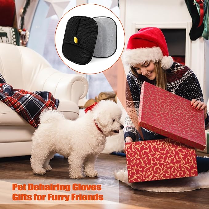 Pet Hair Remover Glove, Reusable Cat Dog Electrostatic Hair Remover Grooming Glove Tool