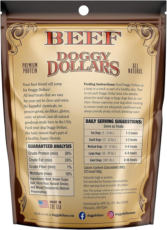 – Natural Gourmet Beef Dog Treats (4oz)