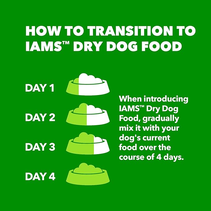 IAMS Proactive Health Healthy Aging Adult Dry Dog Food for Mature and Senior Dogs with Real Chicken, 15 lb. Bag