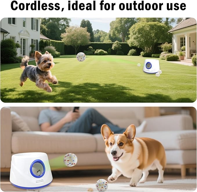 ETPU Dog Toy Balls 6 Pack, 2.2 Inch Interactive Toys for Small & Medium Puppies,Compatible with 2.2 Automatic Dog Ball Launchers, Durable pet Ball Picking Toy