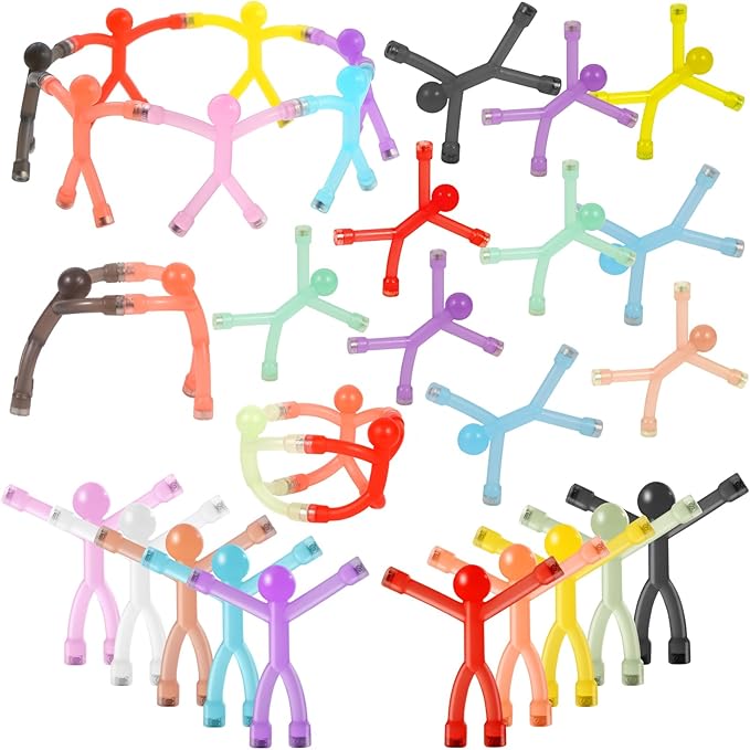 60 Pcs Magnetic-Toys-Men-People, Magnets for Kids Travel Toys, for Refrigerator Magnets, Office, Whiteboard Decoration