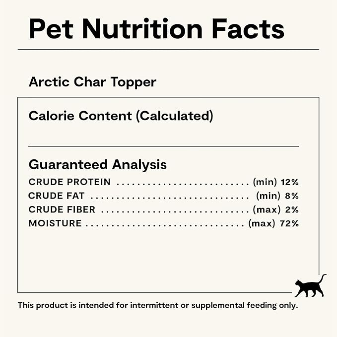 Open Farm, Canned Cat Food Topper, Silky Mousse Made with 95% Responsibly Sourced Icelandic Fish, Grain & Legume Free, Arctic Char Recipe, 3.17oz Cans (Pack of 17)