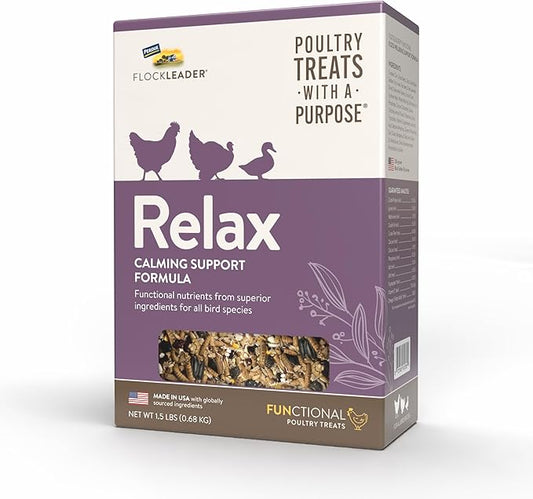 Relax, Functional Poultry Treats for Calming Support, 1.5 lb