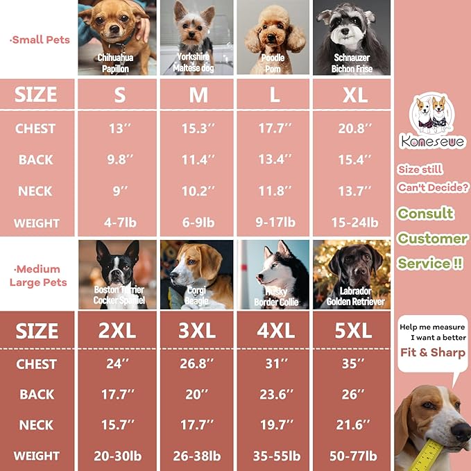 Koneseve Dog Hoodie - Fleece Warm Sweater with Pocket, Soft Clothes for Daily Wear, Basic Hooded Sweatshirts, Winter Coat Clothing, Comfort Tee Shirt Fit for All Breeds Pet - Pink - M