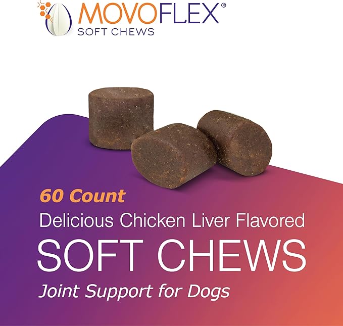 Soft Chews Hip and Joint Support Supplement for Large Dogs - 120 Count By Virbac