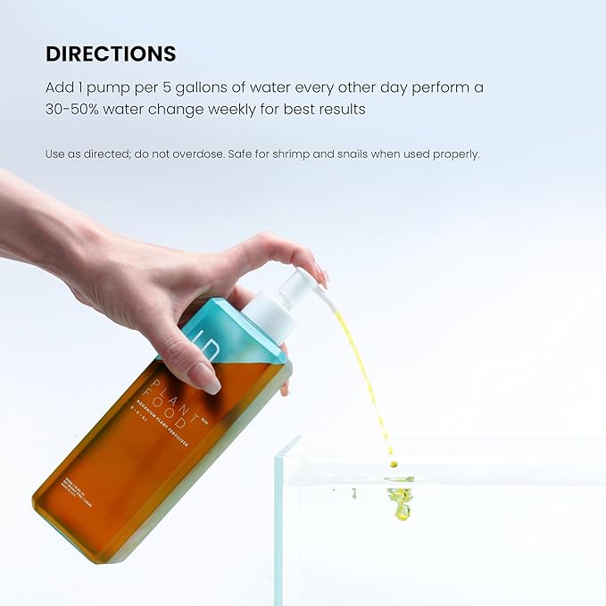Ultum Nature Systems Plant Food - Live Aquarium Plant Fertilizer for Fish Tanks - Provides Essential Macro and Micronutrients for Aquatic Plants (500ML, MIN)