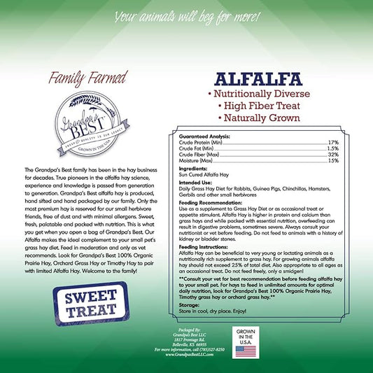 Grandpa's Best Alfalfa Hay, 40 oz