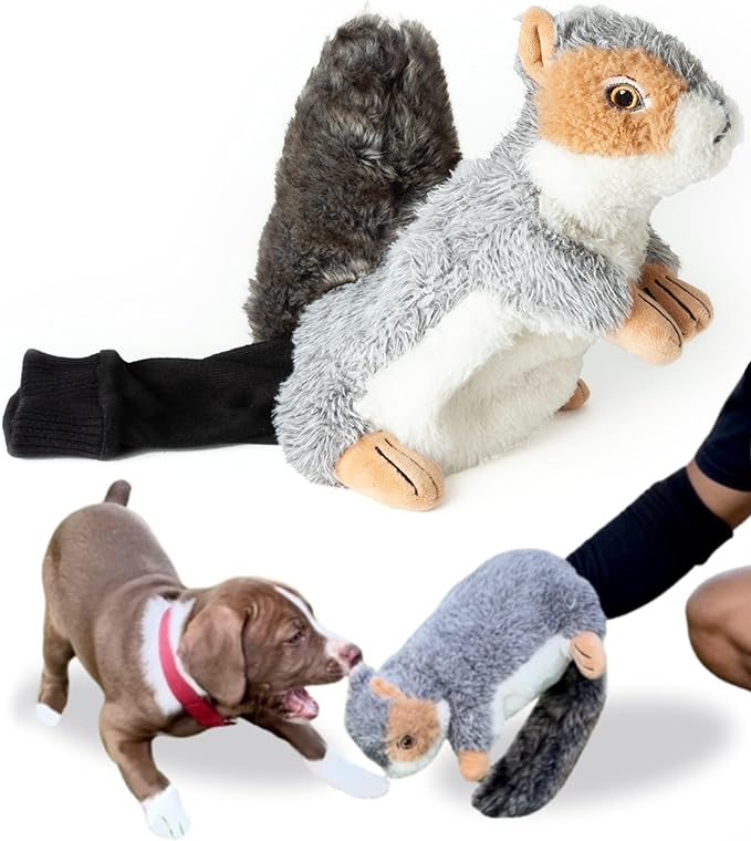 Pupr Pals Dog & Cat Toy Puppet with Tough Padding for Safe Interactive Play, Protection to Stop Puppy Kitten Biting Hands; for Boredom-Busting Training and Exercise