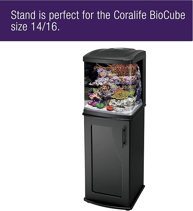 Coralife BioCube Aquarium Fish Tank Wood Stand For 16 Gallon Size