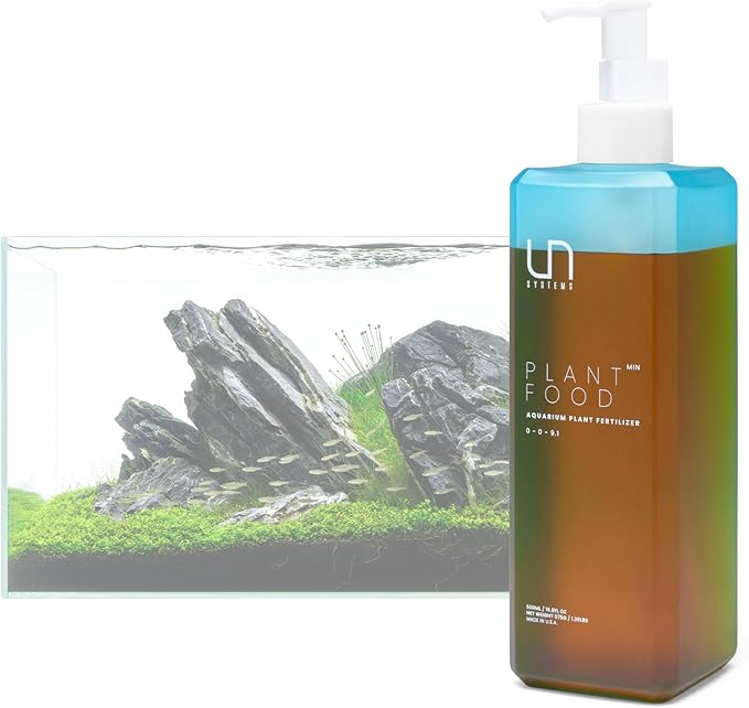 Ultum Nature Systems Plant Food - Live Aquarium Plant Fertilizer for Fish Tanks - Provides Essential Macro and Micronutrients for Aquatic Plants (500ML, MIN)