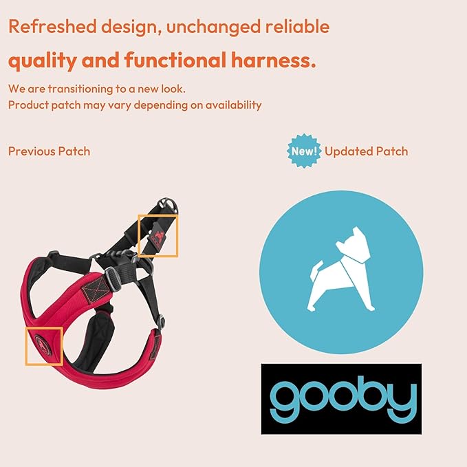 Gooby Escape Free Sport Harness - Turquoise, Small - No Choke Step-in Patented Neoprene Dog Harness with Four-Point Adjustment for Small to Medium Dogs