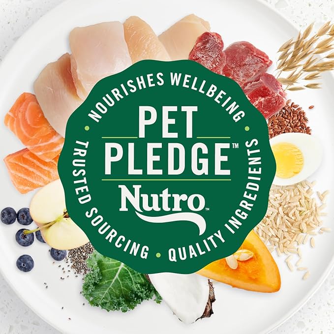 Nutro Ultra Large Breed Puppy Dry Dog Food, Chicken, Lamb and Salmon Protein Trio, 27 lb Bag