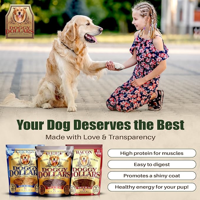 – Natural Gourmet Beef Dog Treats (32oz)