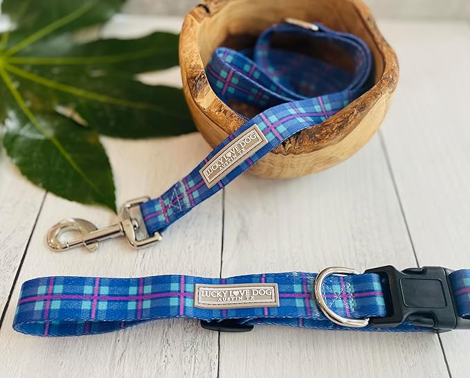 Lucky Love Dog - Adjustable Dog Collar with Easy Click Buckle for Small to Large Dogs, Durable, & Comfortable for Male & Female Dogs, Pet Collar for Puppies & Adult Ones - Scotty, XS