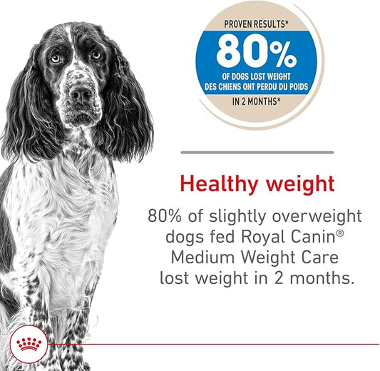 Royal Canin Medium Weight Care Adult Dry Dog Food for Medium Breeds, 30 lb bag