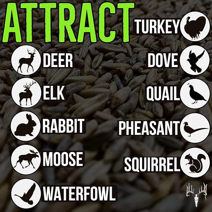 Last Resort, 25LB Bulk Size, Food Plot Seed for Deer, Mix of Cereal Grain Rye, Wheat, Triticale, Barley, & Oats, Pheasant, Turkey, Dove, Wildlife & Whitetail Hunting Foodplots & Pasture