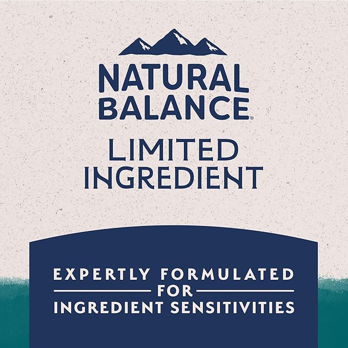 Natural Balance Limited Ingredient Adult Dry Dog Food with Healthy Grains, Chicken & Brown Rice Recipe, 12 Pound (Pack of 1)