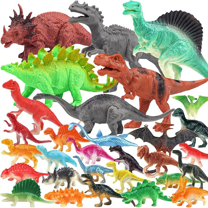 36 Piece Dinosaur Toys for 8 Years Old Boys Gifts, Dinosaur Games for Kids Toy Boy Toys, Dinosaur Figures Set for Boys Toy Age 8 Gifts for 8 Year Old Girls
