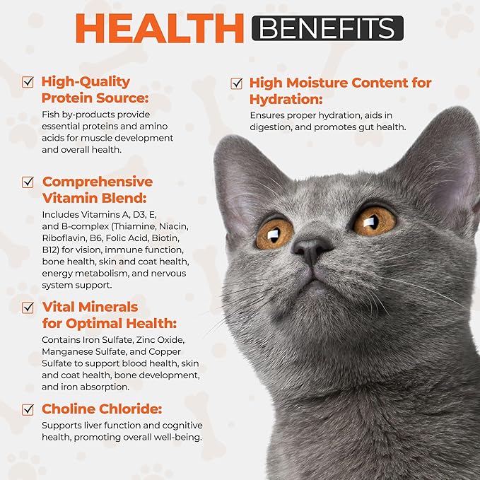 Chef Scoochie's Tender Seafood Chunks in Gravy Wet Cat Food - Easy Open Pop-Top Cans - Protein & Essential Nutrients - Gourmet Meal for Indoor & Outdoor Cats 12 Cans (14 oz e.)