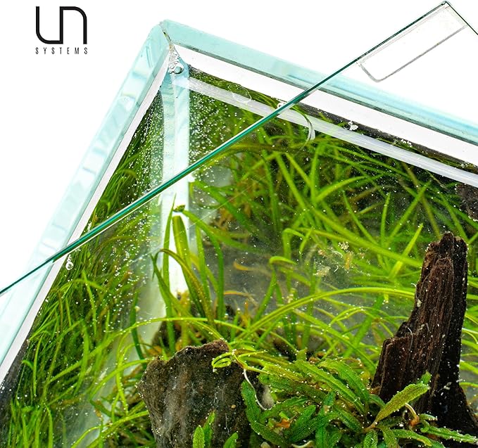Ultum Nature Systems Tank Lids - 11.81 x 11.81in | 30 x 30cm 5mm Ultra Clear Rimlesss Aquarium Lid, Cover for Glass Tanks - 30C, 30T (Flush Fit)