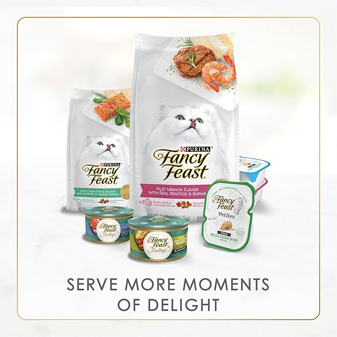 Purina Fancy Feast Gravy Lovers Beef Feast Grilled Gourmet Cat Food in Wet Cat Food Gravy - (Pack of 24) 3 oz. Cans