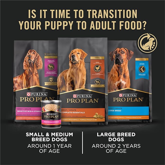 Purina Pro Plan Large Breed Dry Puppy Food, Chicken and Rice Formula - 34 lb. Bag
