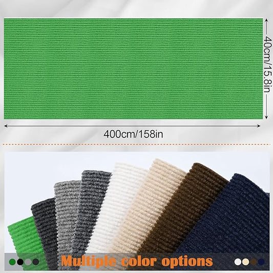 Cat Scratch Furniture Protector - 158" x 15.8" Trimmable Self-Adhesive Cats Claws Scratch Pads, DIY Cat Climbing Couch Protector for Scratch Post Cat Tree Replacement Indoor (Green)