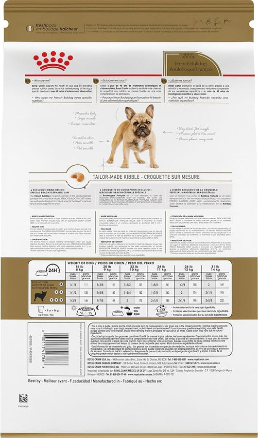 Royal Canin French Bulldog Adult Dry Dog Food, 6 lb bag