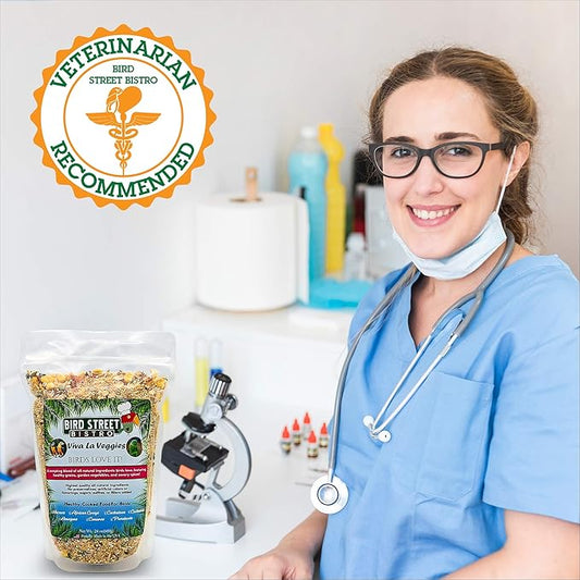 Parrot Food - Parakeet & Cockatiel Food - Cooks in 3-15 min with Natural & Organic Grains, Legumes, Non-GMO Fruits, Vegetables & Health-Oriented Spices