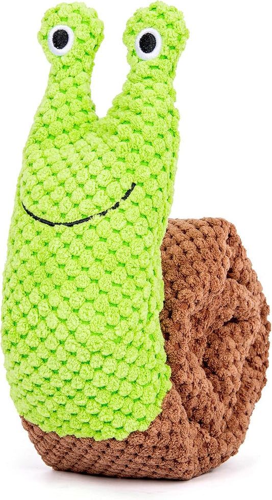 Squeaky Dog Treat Dispensing Puzzle Plush Chew Toy for Small to Large Dogs