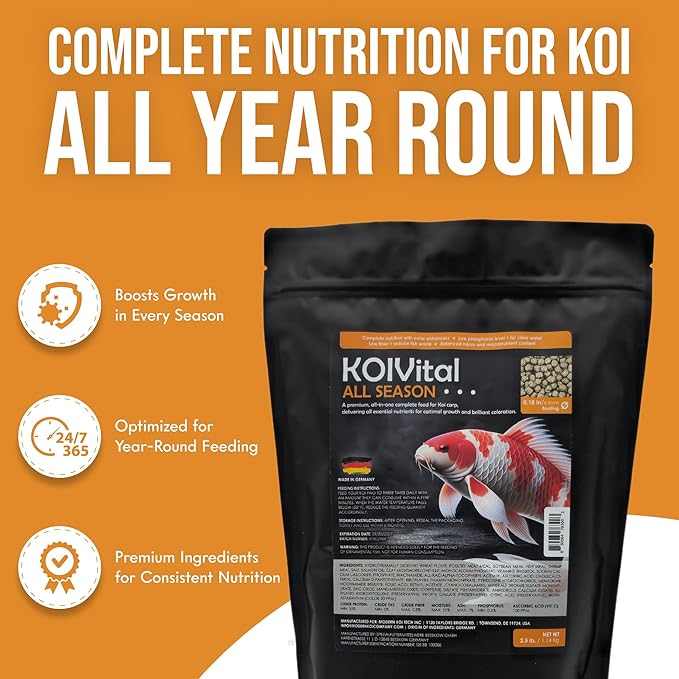 All Season Swim Koi Food 2.5lb (1 Pack 2.5lb)