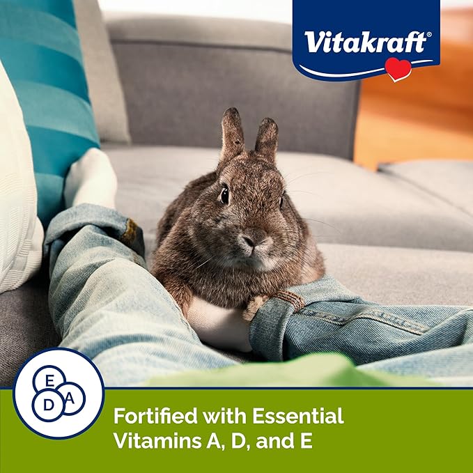 Vitakraft Menu Premium Rabbit Food - Alfalfa Pellets Blend - Vitamin and Mineral Fortified, Carrots,Greens,Grains,Fruits, 5 Lb