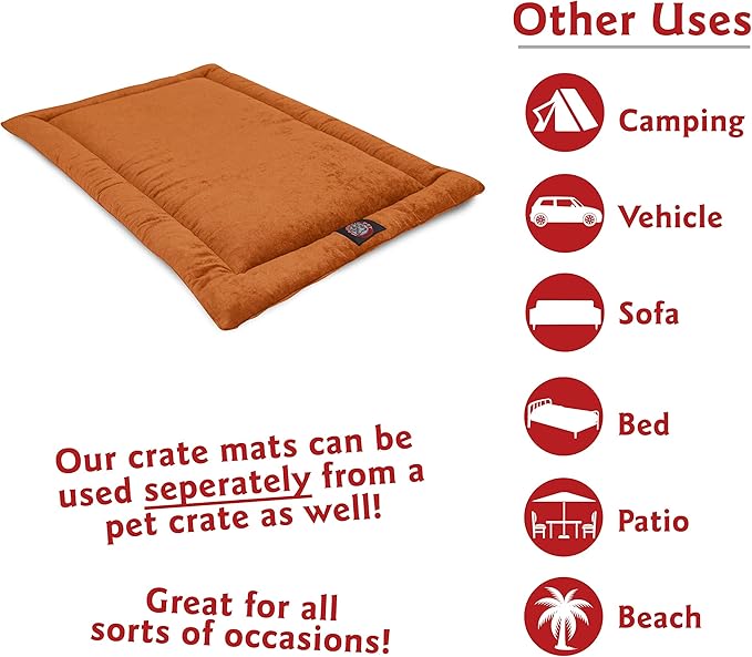 42" Villa Orange Crate Dog Bed Mat By Majestic Pet Products