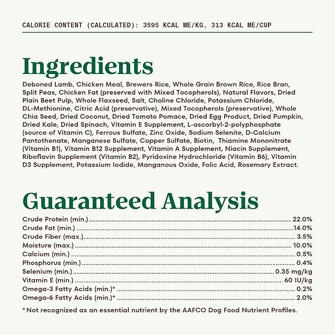 Nutro Natural Choice Adult Dry Dog Food, Lamb and Brown Rice Recipe, 5 lbs.
