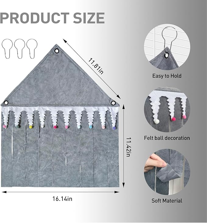 2Pcs Guinea Pig Corner Hideout, Bunny Hideaway, Hedgehog House, Rabbit Hides Accessories (Grey)