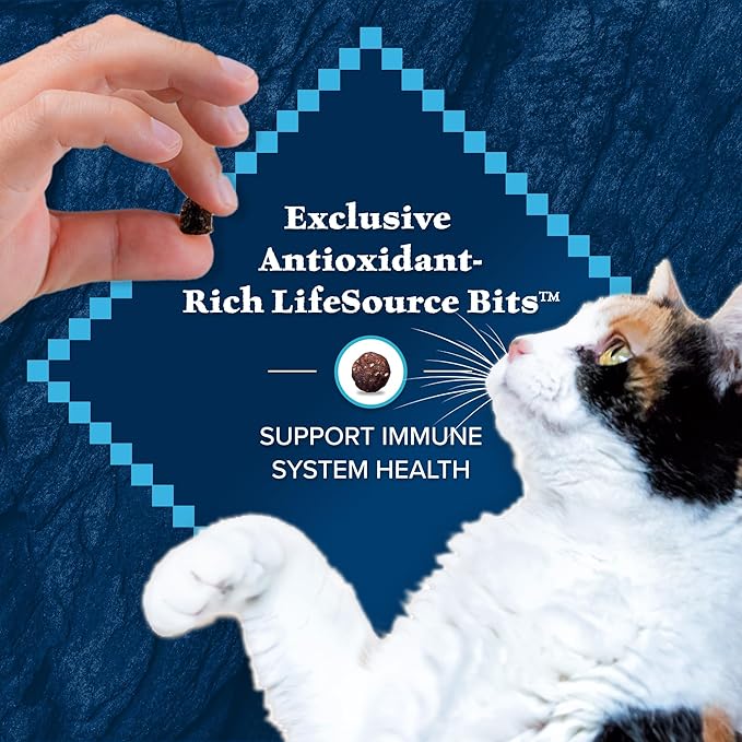 Blue Buffalo Wilderness Natural Hairball Care Dry Cat Food for Indoor Cats, High-Protein & Grain-Free Formula, Chicken, 5-lb. Bag