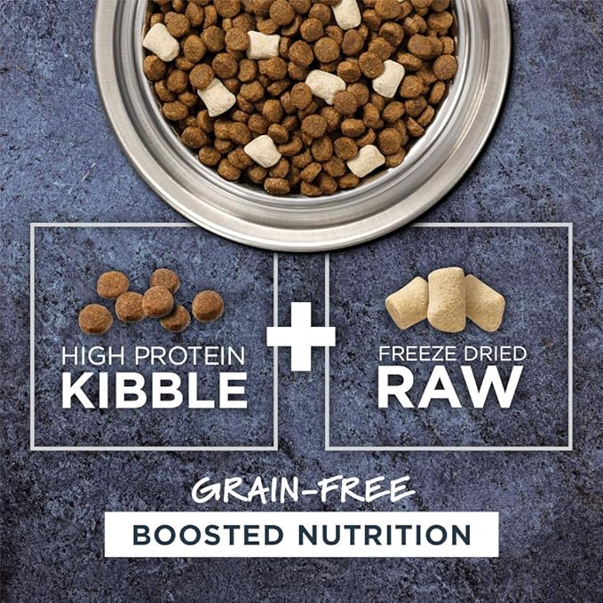 Instinct Raw Boost, Natural Dry Dog Food with Freeze Dried Pieces, High Protein, Grain Free Recipe - Real Chicken, 21 lb. Bag