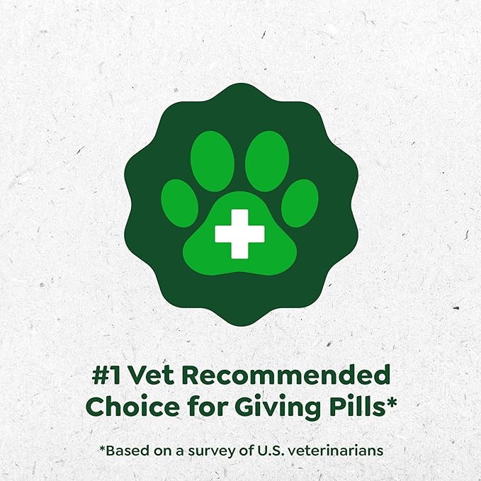 Greenies Feline Pill Pockets for Cats Natural Soft Cat Treats, Chicken Flavor, 1.6 oz. Pouch (45 Treats)