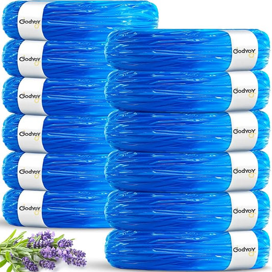 12 Pack Cat Litter Refill Bags Compatible with Litter Genie XL+/XL/Plus/Standard/Style/Desgin Pail, Extra10% Length 27 Months Use Time, 100% Odor Control, Cartridge NOT Included