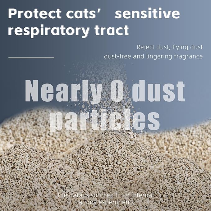 Mineral Ore Clumping Liþer, Natural Sodium-Based Raw Mineral Cat Litter | Dust-Free, Ultra Absorbent, Odor Control | Eco-Friendly, Low Tracking, Clumping Cat Litter (2 * 9.9LBS_Platinum)