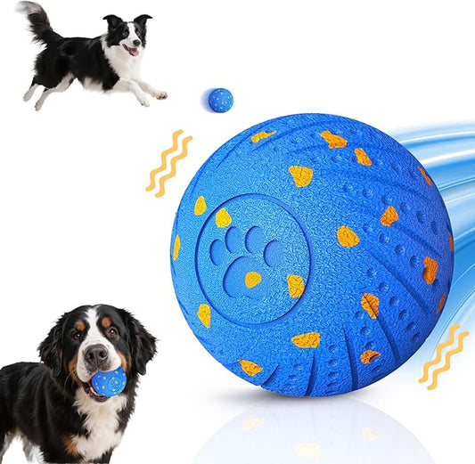 Interactive Dog Toys: Smart Dog Ball – Auto-Bounce, Vibrating & Jumping Action! Durable Duraspin Design for Aggressive Chewers. Rechargeable & Long-Lasting, Keeps Dogs Busy and Entertained.