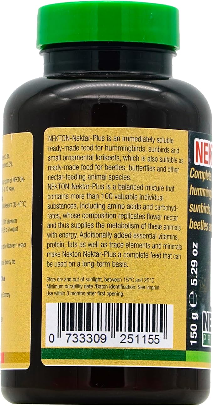 Nekton Nektar-Plus Complete Diet for Hummingbirds 150gm / 5.29oz