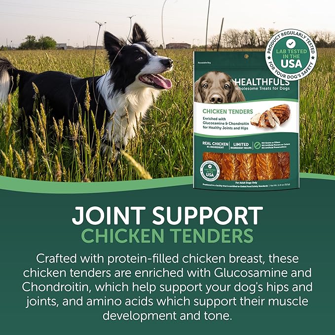 Chicken Tenders Dog Treats with Glucosamine & Chondroitin, 11oz