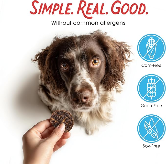 Farmland Traditions Dogs Love Beef Jerky Dog Treats with Only 3 Ingredients and No Fillers, 2.5 Pound Bag